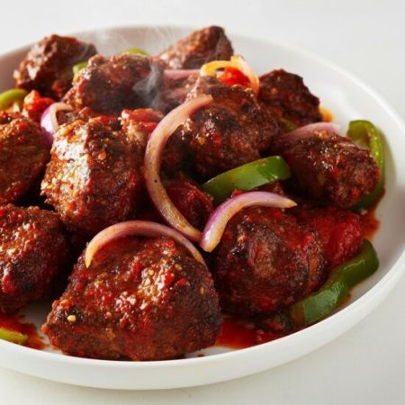 Asun (Spicy Goat Meat)