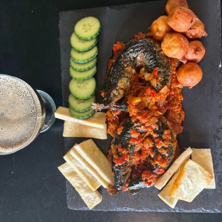 Smoked Mackerel in Pepper Sauce