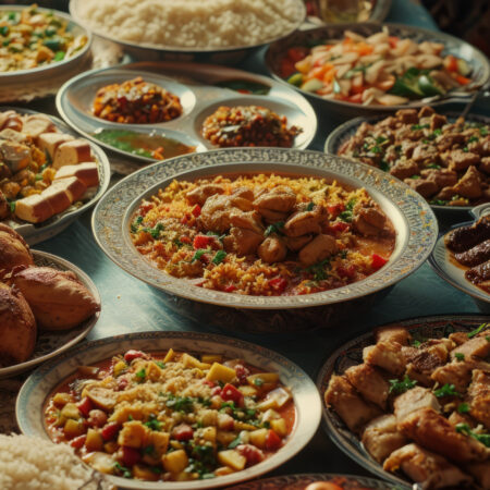 Traditional Nigerian Feast